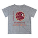 Florida State Seminoles Vive La Fete Basketball V1 Gray Short Sleeve Tee Shirt