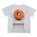 Florida State Seminoles Original Dripping Basketball White T-Shirt by Vive La Fete