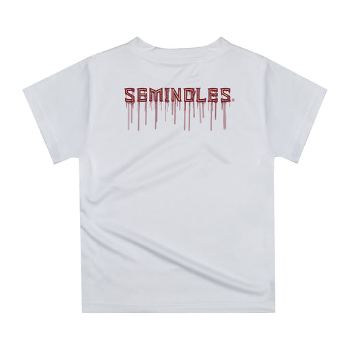 Florida State Seminoles Original Dripping Basketball Gold T-Shirt by Vive La Fete - Vive La Fête - Online Apparel Store