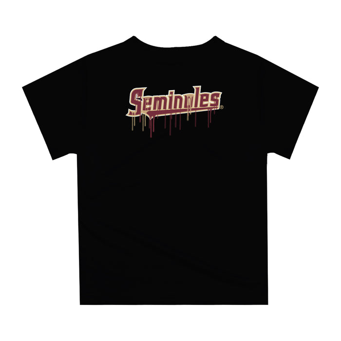 Florida State Seminoles Original Dripping Baseball Helmet Garnet T-Shirt by Vive La Fete - Vive La Fête - Online Apparel Store
