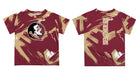 Florida State Seminoles Vive La Fete Boys Game Day Garnet Short Sleeve Tee Paint Brush - Vive La Fête - Online Apparel Store