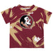 Florida State Seminoles Vive La Fete Boys Game Day Garnet Short Sleeve Tee Paint Brush