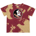 Florida State Seminoles Vive La Fete Marble Boys Game Day Garnet Short Sleeve Tee
