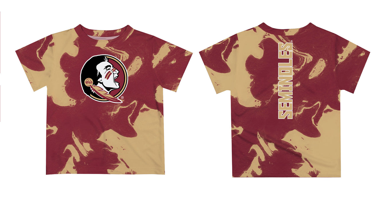 Florida State Seminoles Vive La Fete Marble Boys Game Day Garnet Short Sleeve Tee - Vive La Fête - Online Apparel Store