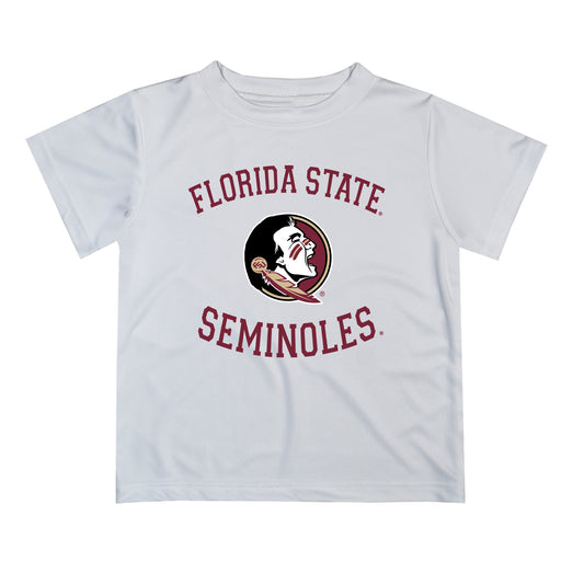 Florida State Seminoles Vive La Fete Boys Game Day V1 White Short Sleeve Tee Shirt