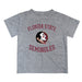 Florida State Seminoles Vive La Fete Boys Game Day V1 Gray Short Sleeve Tee Shirt