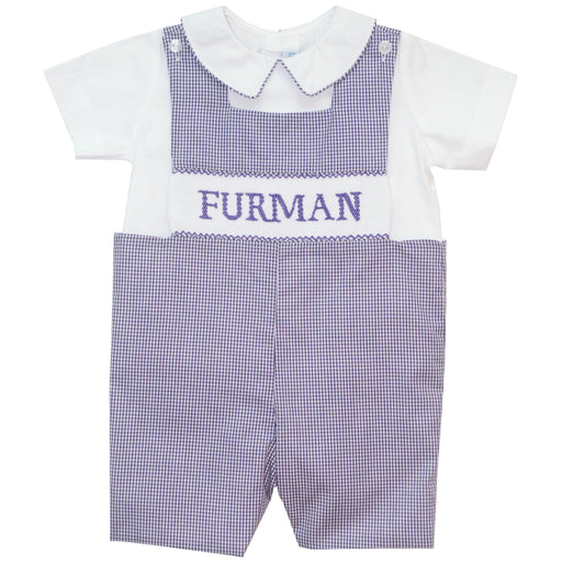 Furman Smocked Boys Shortall - Vive La Fête - Online Apparel Store