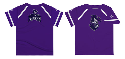 Furman Solid Purple Boys Tee Shirt Short Sleeve - Vive La Fête - Online Apparel Store