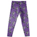 Furman Paladins All Over Logo Purple Leggings - Vive La Fête - Online Apparel Store