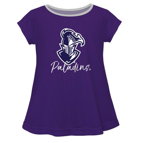 Furman Solid Purple Laurie Top Short Sleeve - Vive La Fête - Online Apparel Store