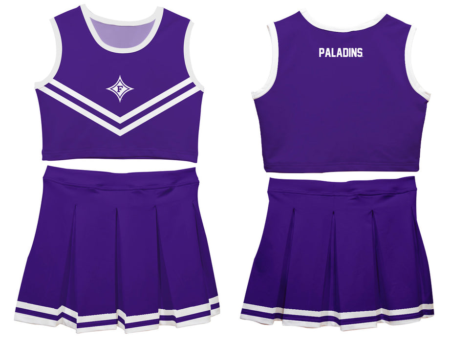 Furman Paladins Vive La Fete Game Day Purple Sleeveless Cheerleader Set - Vive La Fête - Online Apparel Store
