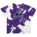 Furman Paladins Vive La Fete Marble Boys Game Day Purple Short Sleeve Tee