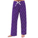 Furman Paladins Vive La Fete Game Day All Over Logo Women Purple Lounge Pants
