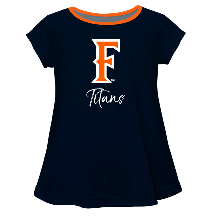 Cal State Fullerton Titans CSUF Vive La Fete Girls Game Day Short