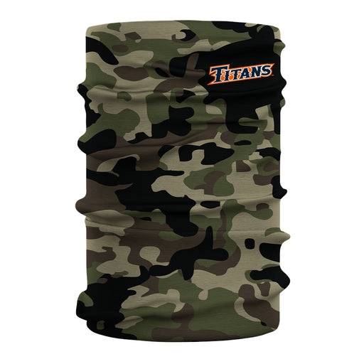 Cal State Fullerton Titans CSUF Neck Gaiter Camo Green - Vive La Fête - Online Apparel Store