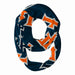 Cal State Fullerton Titans Vive La Fete Repeat Logo Game Day Collegiate Women Light Weight Ultra Soft Infinity Scarf