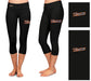 Cal State Fullerton Titans Vive La Fete Game Day Collegiate Large Logo on Thigh and Waist Girls Black Capri Leggings - Vive La Fête - Online Apparel Store