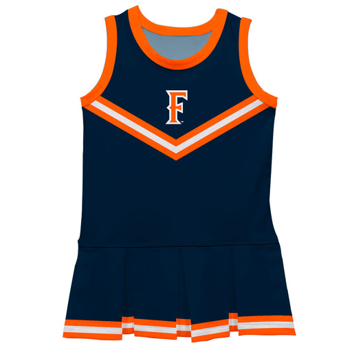 Cal State Fullerton Titans Vive La Fete Game Day Blue Sleeveless Cheerleader Dress
