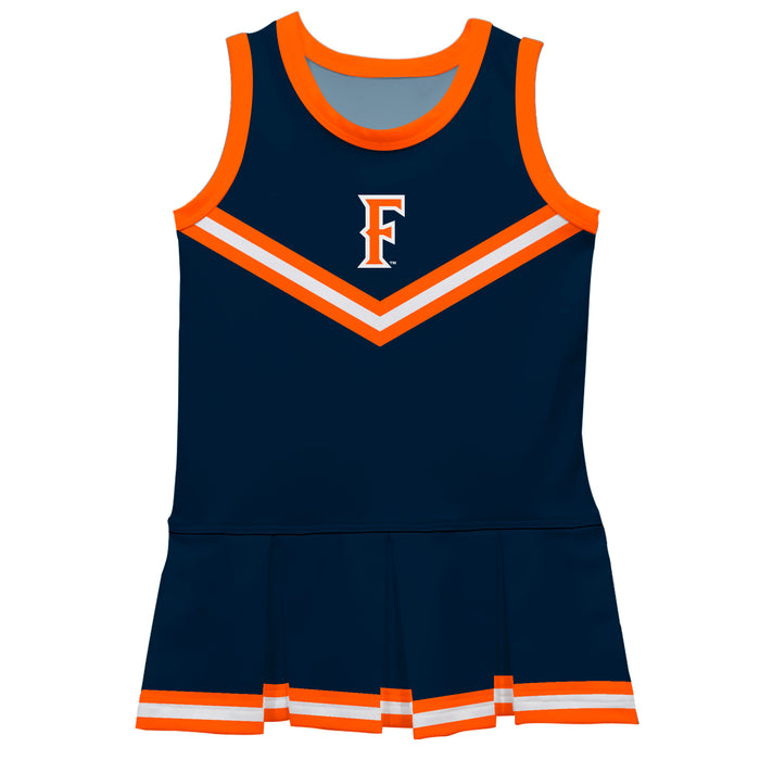 Cal State Fullerton Titans Vive La Fete Game Day Blue Sleeveless Cheerleader Dress