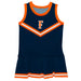 Cal State Fullerton Titans Vive La Fete Game Day Blue Sleeveless Cheerleader Dress