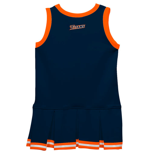 Cal State Fullerton Titans Vive La Fete Game Day Blue Sleeveless Cheerleader Dress - Vive La Fête - Online Apparel Store
