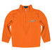 Cal State Fullerton Titans CSUF Vive La Fete Game Day Solid Orange Quarter Zip Pullover Sleeves