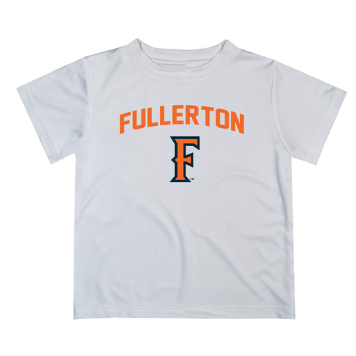 Cal State Fullerton Titans CSUF Vive La Fete Boys Game Day V2 White Short Sleeve Tee Shirt