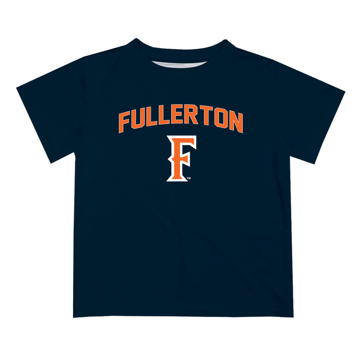 Cal State Fullerton Titans CSUF Vive La Fete Boys Game Day V2 Blue Short Sleeve Tee Shirt