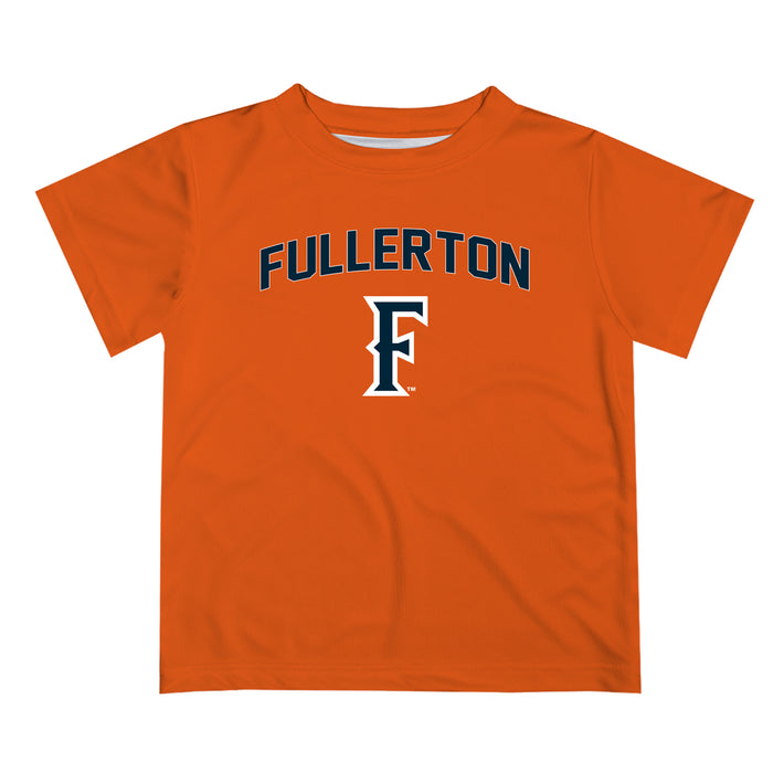 Cal State Fullerton Titans CSUF Vive La Fete Boys Game Day V2 Orange Short Sleeve Tee Shirt