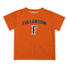 Cal State Fullerton Titans CSUF Vive La Fete Boys Game Day V2 Orange Short Sleeve Tee Shirt