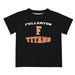Cal State Fullerton Titans CSUF Vive La Fete Boys Game Day V3 Black Short Sleeve Tee Shirt