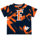 Cal State Fullerton Titans CSUF Vive La Fete Boys Game Day Navy Short Sleeve Tee Paint Brush