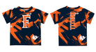 Cal State Fullerton Titans CSUF Vive La Fete Boys Game Day Navy Short Sleeve Tee Paint Brush - Vive La Fête - Online Apparel Store