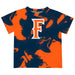 Cal State Fullerton Titans CSUF Vive La Fete Marble Boys Game Day Navy Short Sleeve Tee