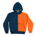 Cal State Fullerton Titans Vive La Fete Color Block Womens Blue Orange Fleece Long Sleeve Hoodie V2