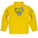 Fort Valley State Wildcats FVSU Vive La Fete Game Day Solid Gold Quarter Zip Pullover Sleeves - Vive La Fête - Online Apparel Store