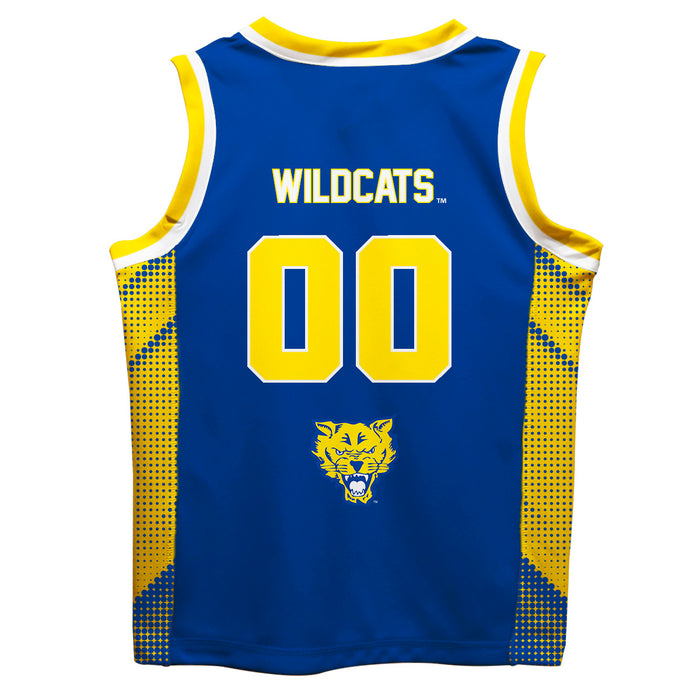 Fort Valley State Wildcats FVSU Vive La Fete Game Day Blue Boys Fashion Basketball Top - Vive La Fête - Online Apparel Store
