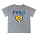 Fort Valley State Wildcats FVSU Vive La Fete Boys Game Day V2 Gray Short Sleeve Tee Shirt
