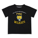Fort Valley State Wildcats FVSU Vive La Fete Boys Game Day V1 Black Short Sleeve Tee Shirt