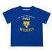 Fort Valley State Wildcats FVSU Vive La Fete Boys Game Day V1 Blue Short Sleeve Tee Shirt