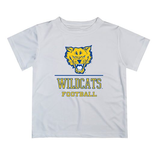 Fort Valley State Wildcats FVSU Vive La Fete Football V1 White Short Sleeve Tee Shirt