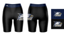 Georgia Southern Eagles Vive La Fete Game Day Logo on Thigh and Waistband Black and Navy Women Bike Short 9 Inseam" - Vive La Fête - Online Apparel Store