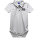 Georgia Southern Eagles Embroidered White Solid Knit Polo Onesie
