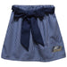 Georgia Southern Eagles Embroidered Navy Gingham Skirt With Sash