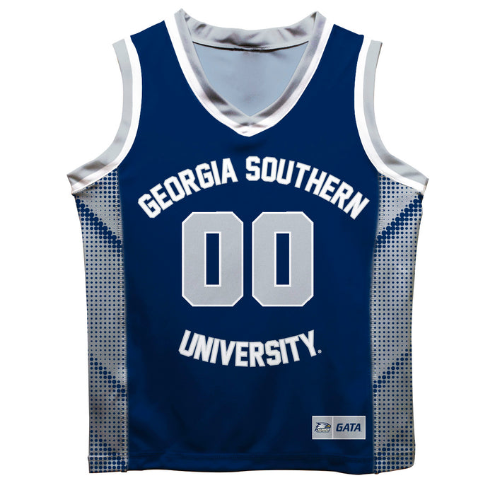 Georgia Southern Eagles Vive La Fete Game Day Navy Boys Fashion Basketball Top