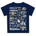 Georgia Southern Eagles Hand Sketched Vive La Fete Impressions Artwork Boys Navy Short Sleeve Tee Shirt - Vive La Fête - Online Apparel Store