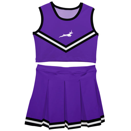 Grand Canyon University GCU Lopes Vive La Fete Game Day Purple Sleeveless Chearleader Set