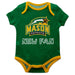 George Mason Patriots Vive La Fete Infant Game Day Green Short Sleeve Onesie New Fan Logo and Name Bodysuit - Vive La Fête - Online Apparel Store