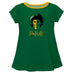 George Mason Patriots Vive La Fete Girls Game Day Short Sleeve Green Top with School Mascot and Name - Vive La Fête - Online Apparel Store
