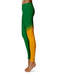 George Mason Patriots Vive la Fete Game Day Collegiate Leg Color Block Women Green Gold Yoga Leggings - Vive La Fête - Online Apparel Store
